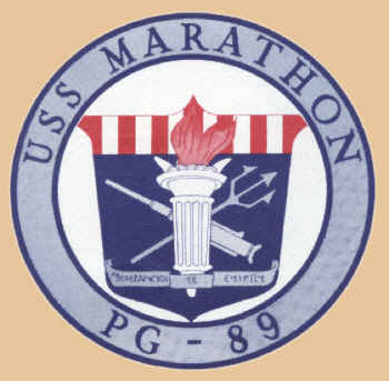 USS MARATHON PG-89 Patch