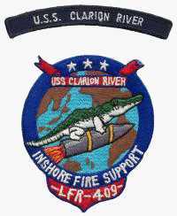 USS Clarion River patch