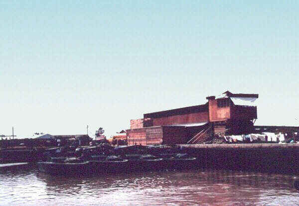 Bunkhouse and harbor