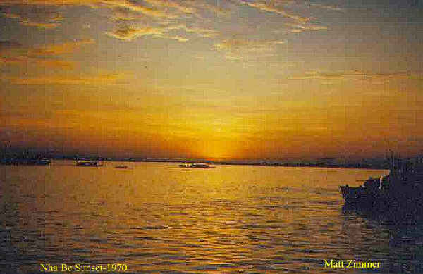 Nha Be Waterfront Sunset