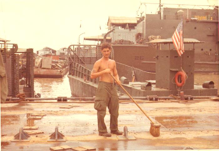 Sweeper on the NSA Vinh Long docks