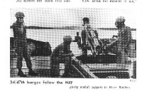 A Howitzer on a Barge
