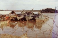 Swift Boats docked ashore at Seafloat