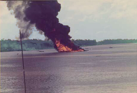 The YRBM 20 Pusher Barge Fire